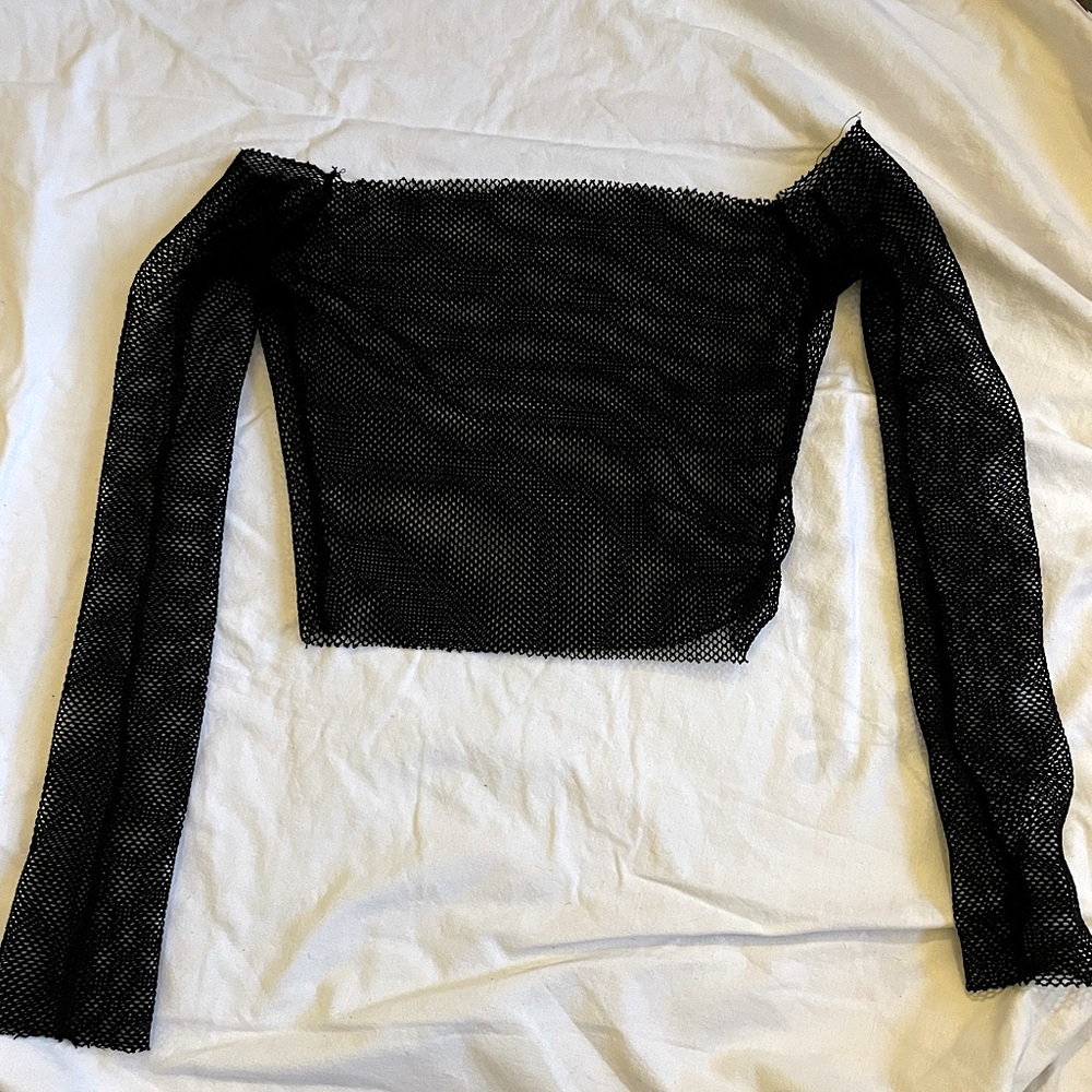 Mesh top! *Disclaimer: you need really skinny arms to fit into this one*